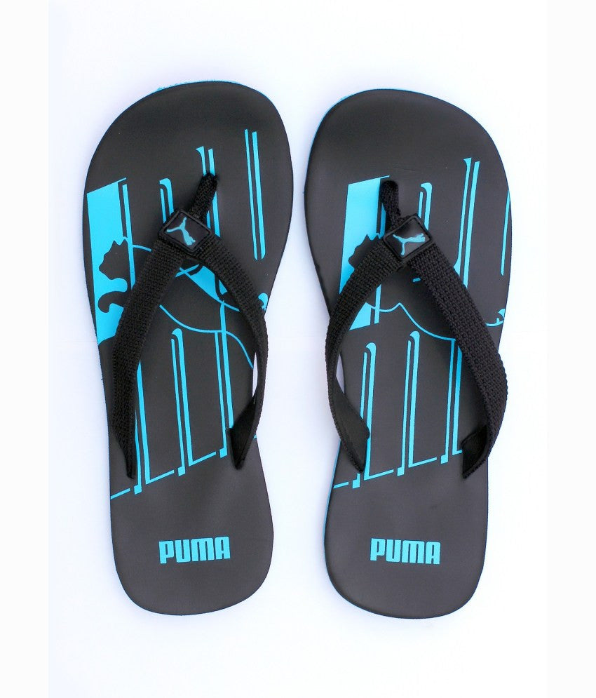 Puma Black Flip Flops